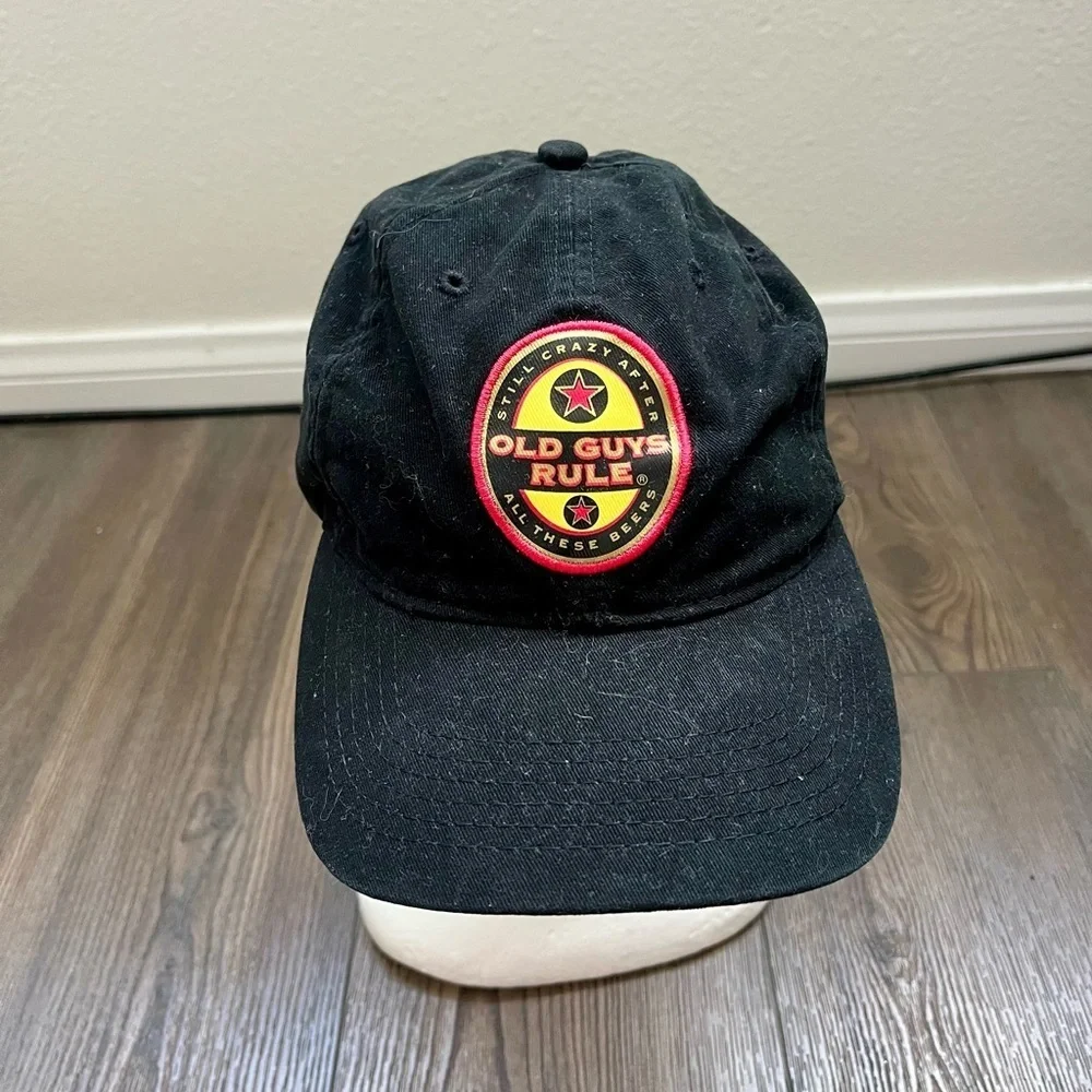 Beer label baseball cap with bottle opener
